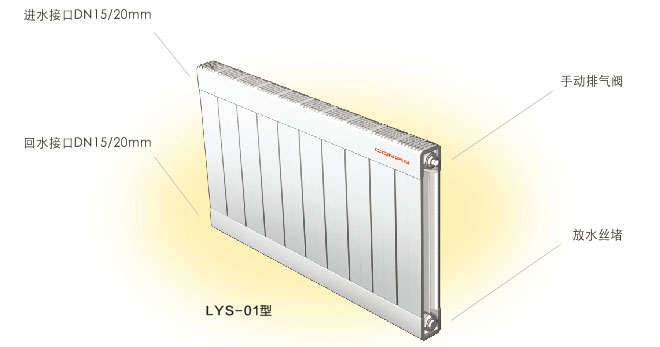 CPTL-A Copper and Aluminum Compound Heating Radiator