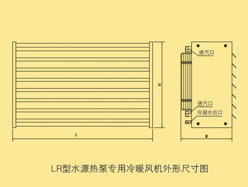 LR Series WSHP Based Fan Heater